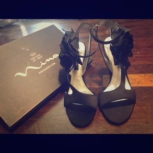 Nina Shoes Black Heels